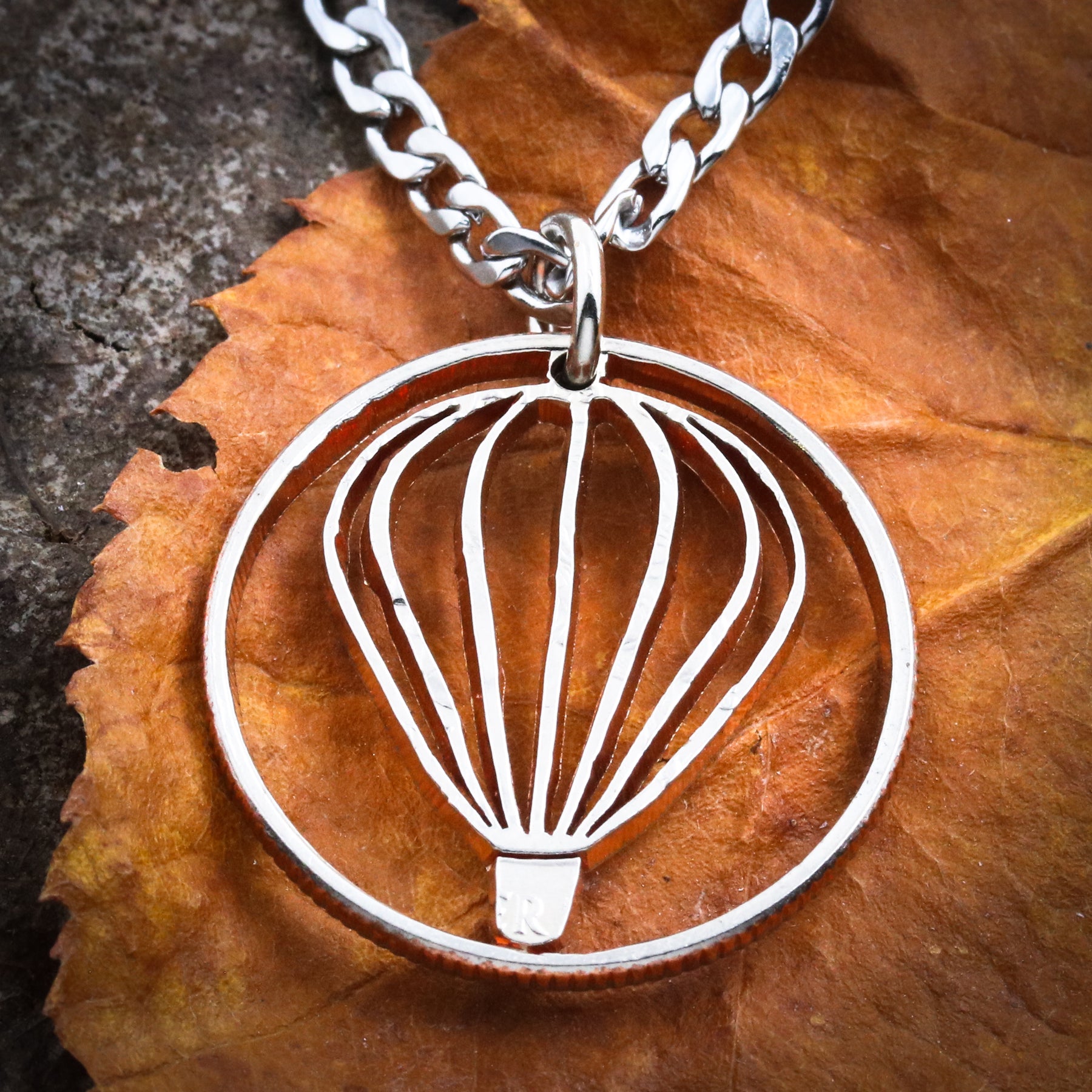 Sterling Silver Inlay Hot Air Balloon Necklace | eBay